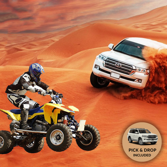 VIP Desert Safari with Quad Bike  | VIP Camp Service